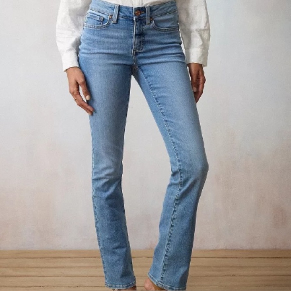 LC Lauren Conrad Light Blue Straight Leg Jeans